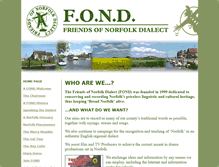 Tablet Screenshot of norfolkdialect.com
